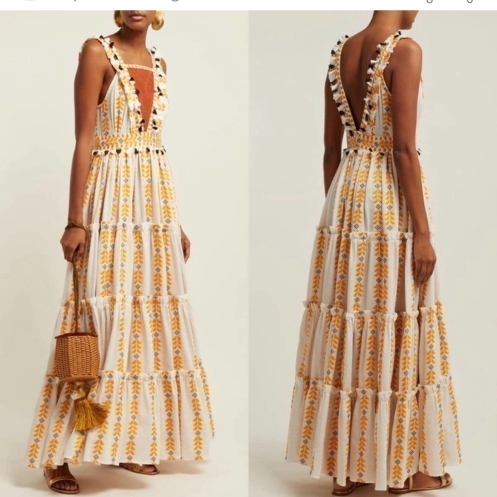 Dodo bar Or Alicia tassel maxi dress Xs